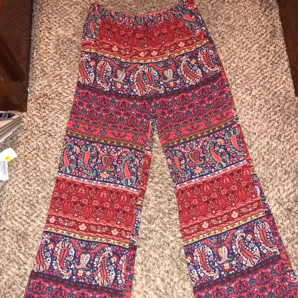 American Eagle Boho Patterned Pants